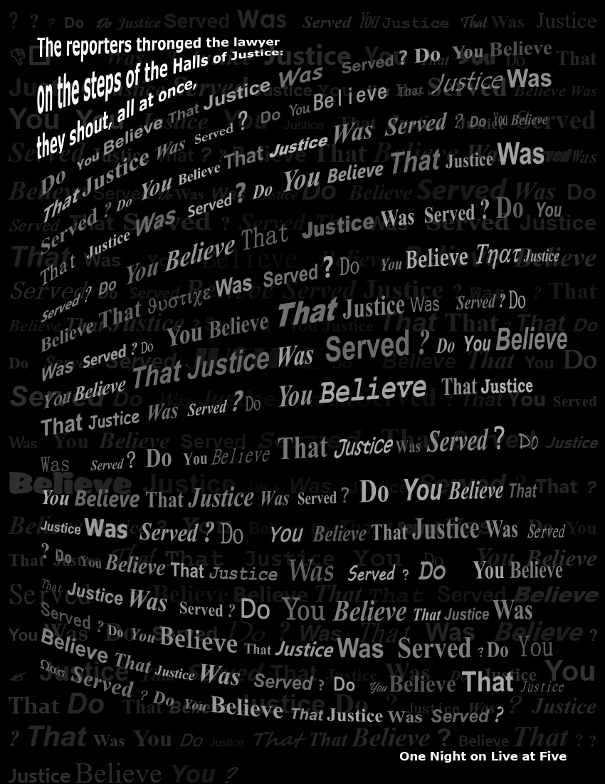 Sorry, One Night on Live at Five requires image support.